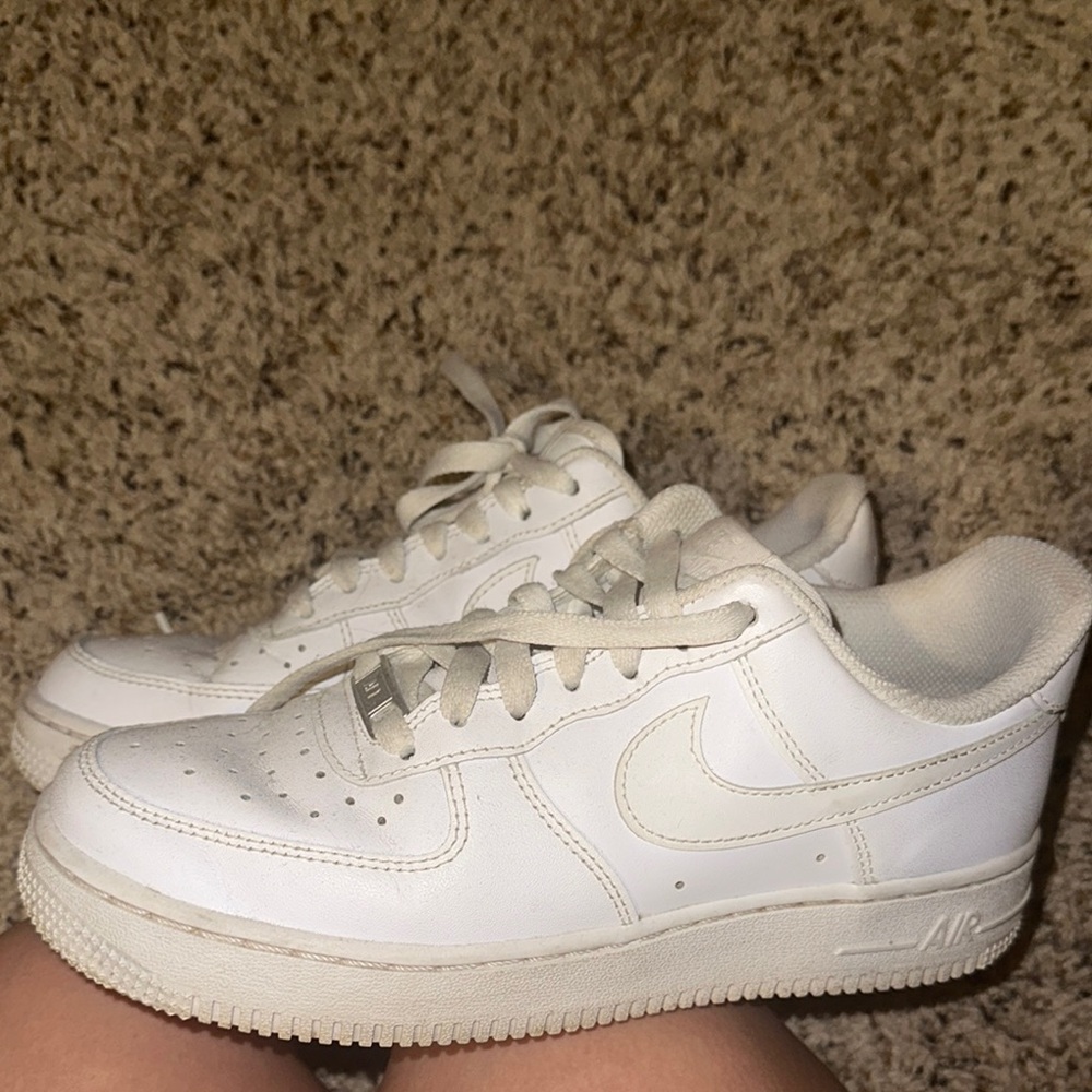 White Nike Air Force 1 Sneakers